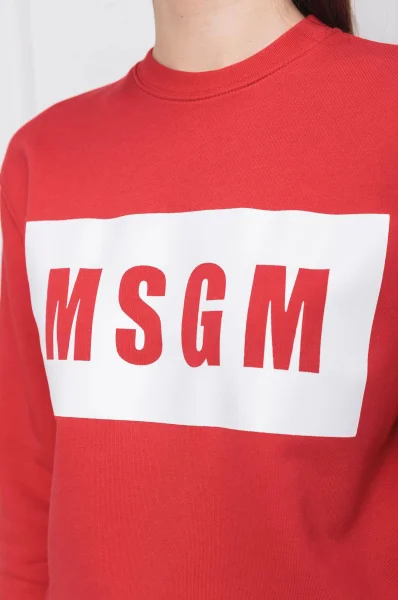 Суитчър/блуза | Regular Fit MSGM червен