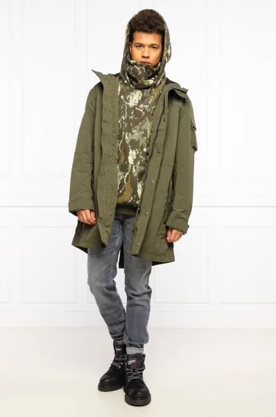 Суитчър/блуза TJM TECH | Comfort fit Tommy Jeans зелен