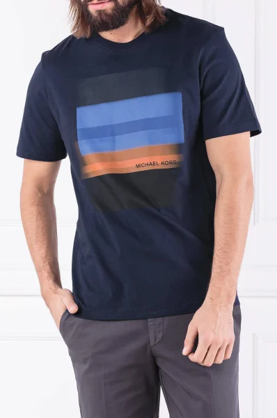 Тениска sunrise | Regular Fit Michael Kors тъмносин
