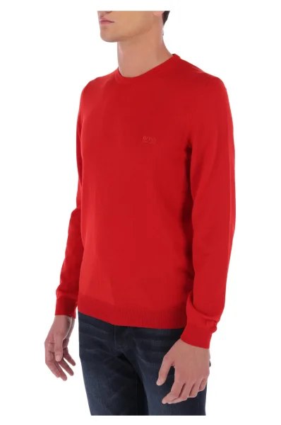 Пуловер Botto-L | Regular Fit BOSS BLACK червен