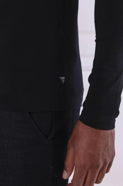 Блуза с дълъг ръкав | Super Skinny fit GUESS черен