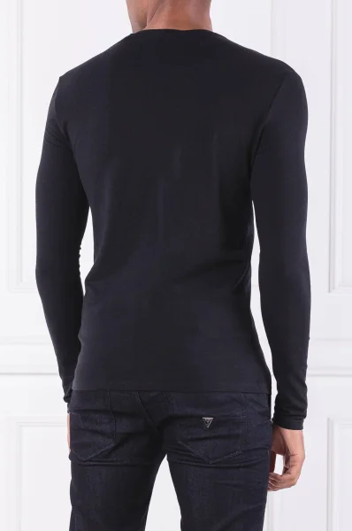 Блуза с дълъг ръкав | Super Skinny fit GUESS черен