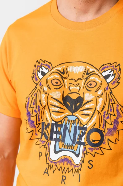 Тениска TIGER | Regular Fit Kenzo оранжев