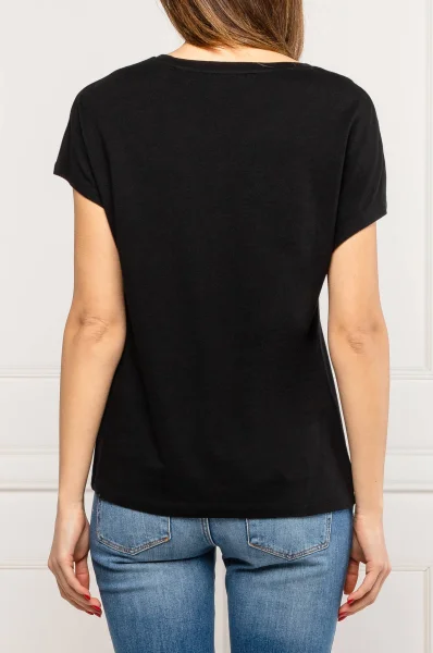 Тениска GLAMOUR | Regular Fit GUESS черен