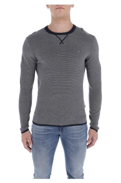 Пуловер FINELINER | Regular Fit Tommy Hilfiger тъмносин