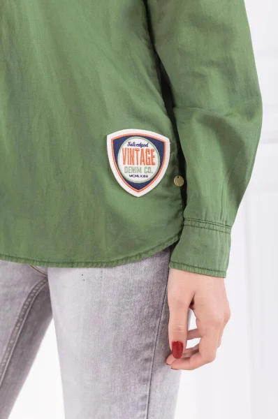 Риза KATJA | Relaxed fit Pepe Jeans London зелен