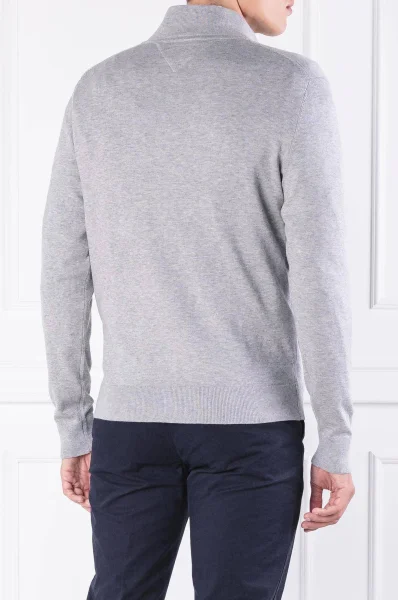 Пуловер STRIPE DETAIL CLASSI | Regular Fit Tommy Hilfiger сив