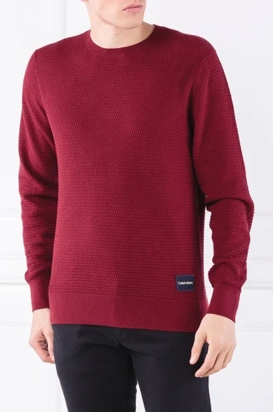 Пуловер | Regular Fit Calvin Klein бордо