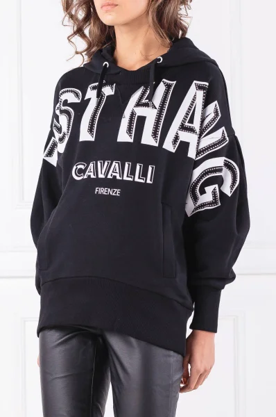 Суитчър/блуза | Loose fit Just Cavalli черен