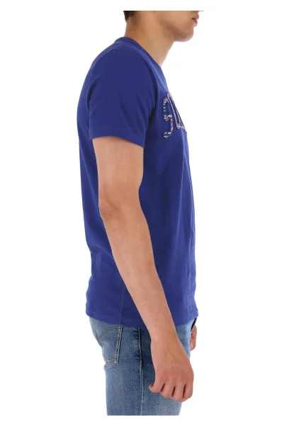 Тениска Varsity embossed | Regular Fit Superdry син