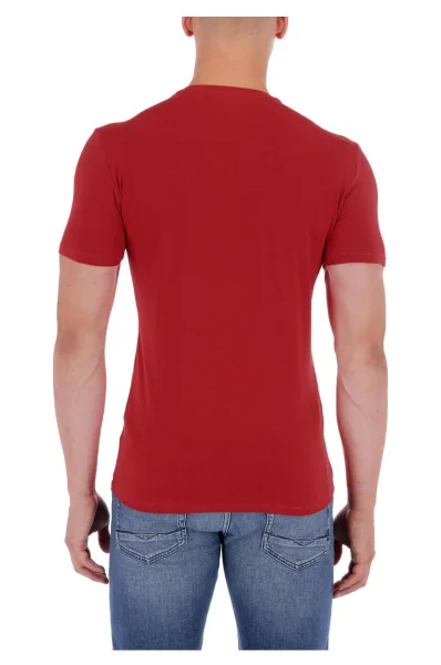 Тениска CN SS COLOR SHADES | super slim fit GUESS червен