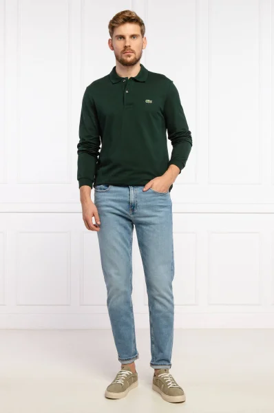 Поло/тениска с яка | Regular Fit Lacoste зелен