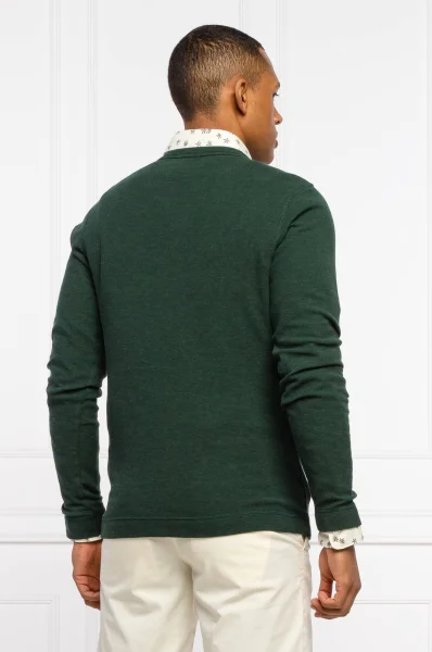 Блуза с дълъг ръкав Tempest | Slim Fit BOSS ORANGE 	бутилково зелено	