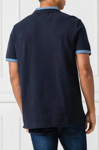 Поло/тениска с яка TONAL COLORBLOCK | Regular Fit Calvin Klein тъмносин