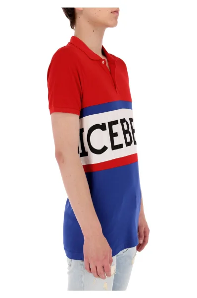 Поло/тениска с яка | Regular Fit Iceberg червен