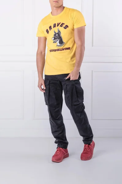 Тениска T-DIEGO-WF | Regular Fit Diesel жълт