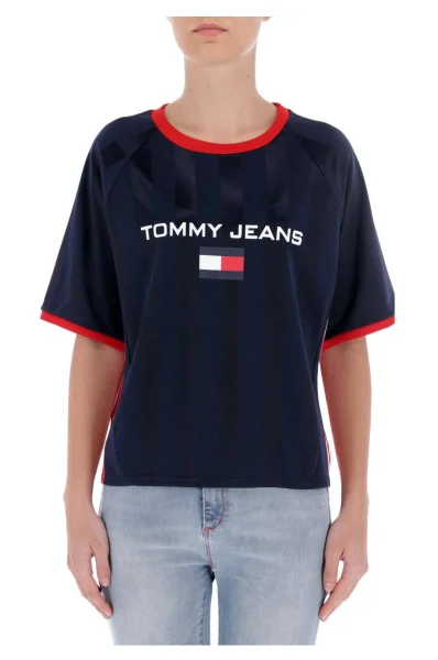 Тениска TJW 90s Soccer | Regular Fit Tommy Jeans тъмносин