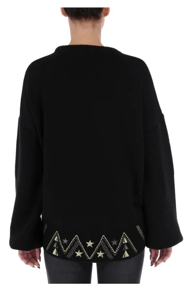 Пуловер VIPERA | Regular Fit Pinko черен