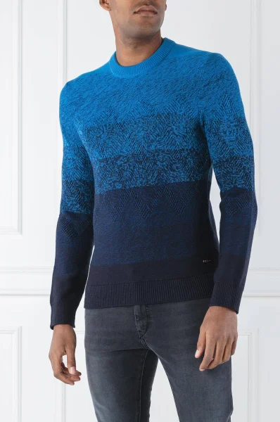 Пуловер Kardumage | Regular Fit | с добавка вълна BOSS ORANGE син