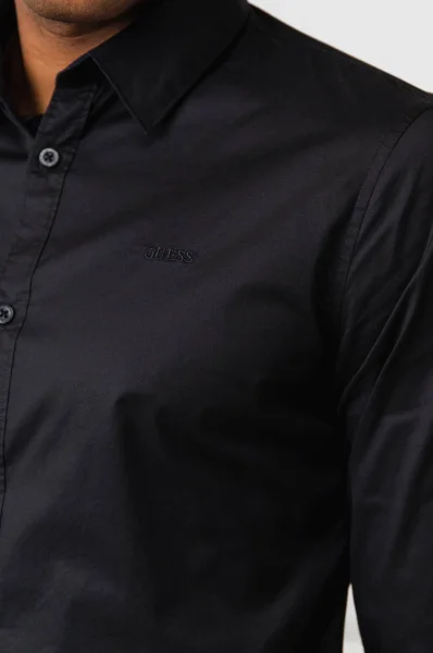 Риза SUNSET | Slim Fit GUESS черен