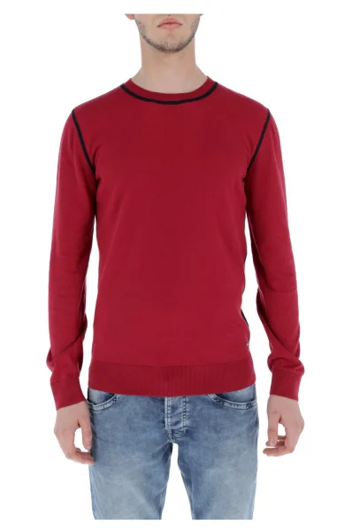 Пуловер Toscano | Slim Fit BOSS BLACK червен