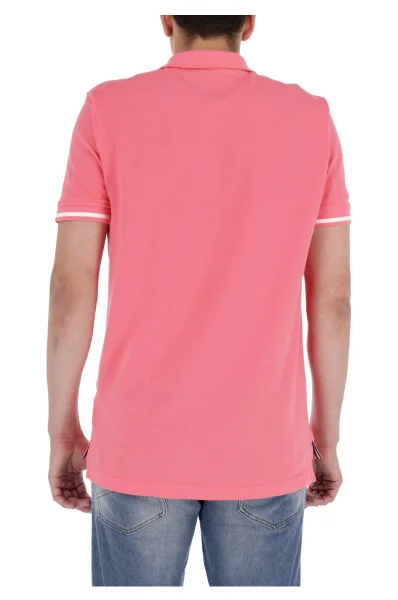 Поло/тениска с яка BASIC TIPPED | Regular Fit | pique Tommy Hilfiger розов