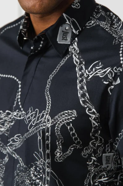 Риза Chains | Regular Fit Just Cavalli сив