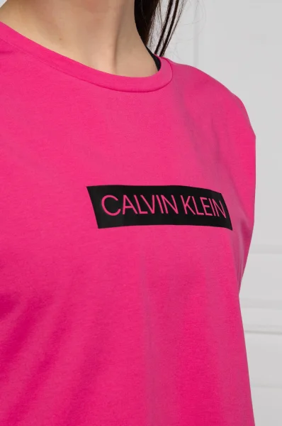 Тениска | Cropped Fit Calvin Klein Performance фуксия