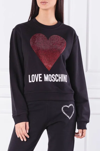 Суитчър/блуза | Loose fit Love Moschino черен
