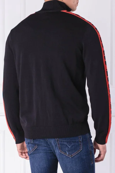 Пуловер K-KER | Regular Fit Diesel черен