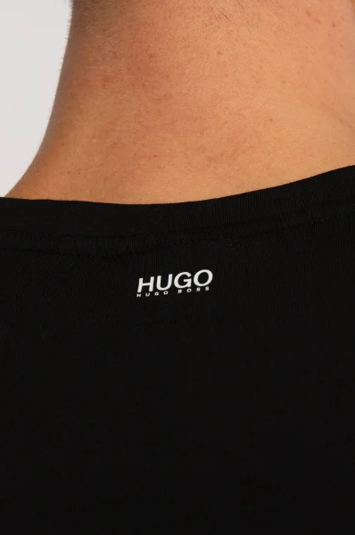 Тениска 2-pack HUGO-V | Slim Fit HUGO черен