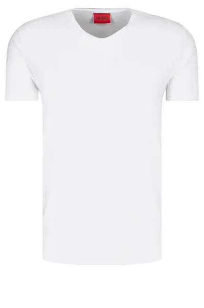 Тениска 2-pack HUGO-V | Slim Fit HUGO черен