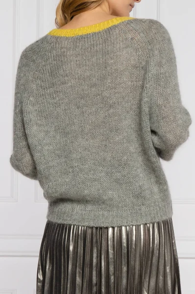 Пуловер DARIA | Loose fit | с добавка вълна MAX&Co. сив