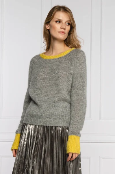 Пуловер DARIA | Loose fit | с добавка вълна MAX&Co. сив
