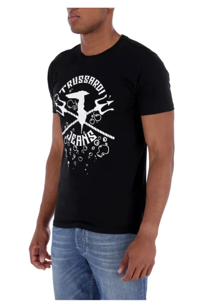 T-shirt | Regular Fit Trussardi черен