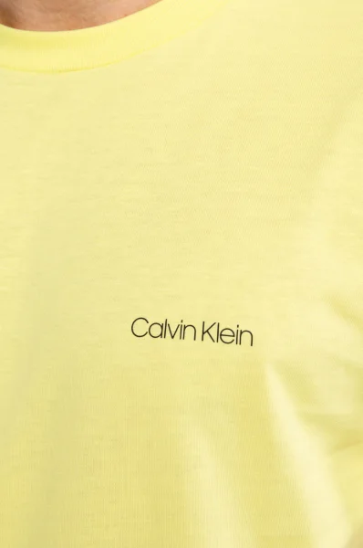 Тениска | Regular Fit Calvin Klein лимонен