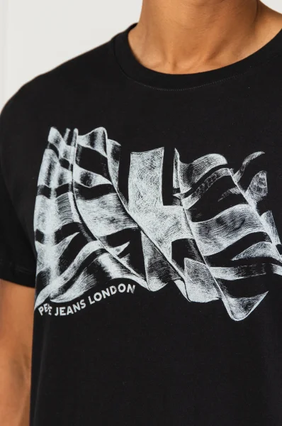 Тениска BETRAND | Regular Fit Pepe Jeans London черен