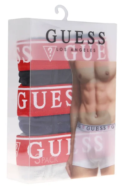 Bokserki 3-pack HERO | cotton stretch Guess Underwear сив
