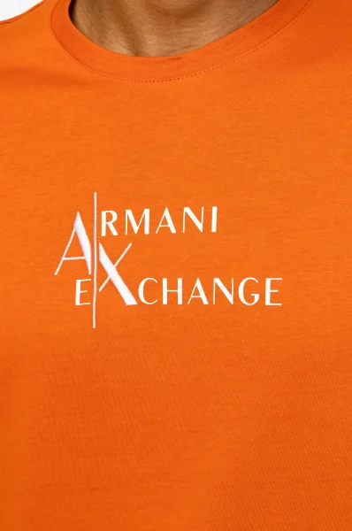 Тениска | Regular Fit Armani Exchange горчица