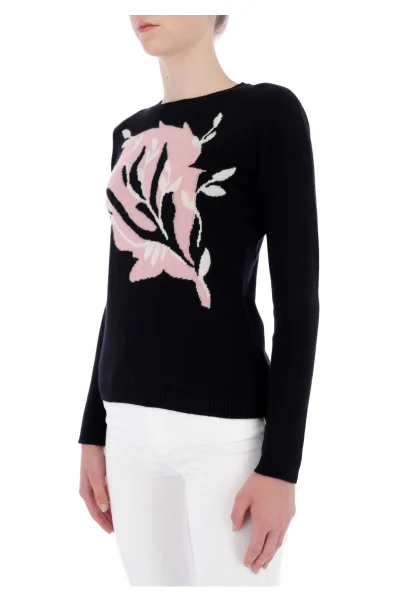 Кашмирен пуловер CONDOR | Slim Fit MAX&Co. черен
