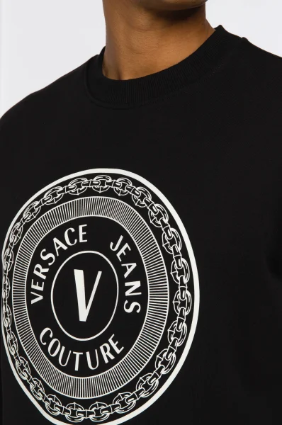Суитчър/блуза | Regular Fit Versace Jeans Couture черен