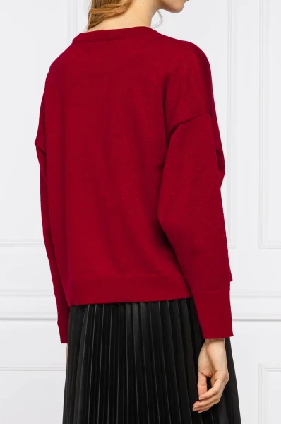 Пуловер | Relaxed fit DKNY червен