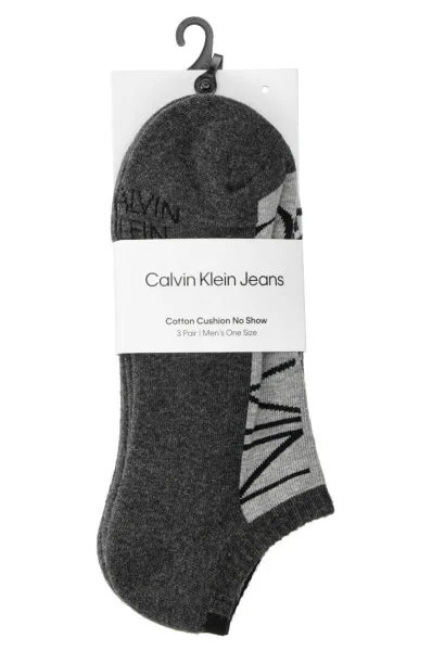 Чорапи 3-pack JASPER Calvin Klein сив