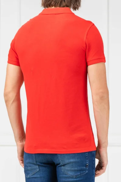 Поло/тениска с яка Prime | Slim Fit BOSS ORANGE червен