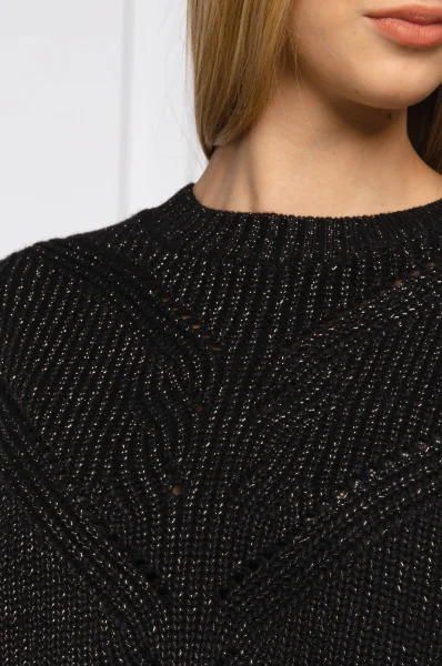 Пуловер EMMA | Cropped Fit GUESS черен