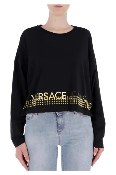Суитчър/блуза | Loose fit Versace Jeans черен