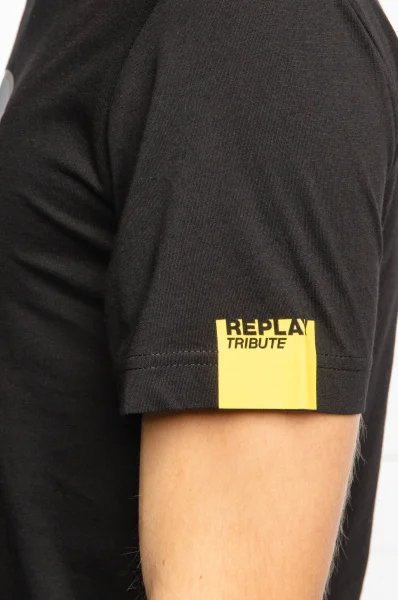 Тениска REPLAY X BATMAN | Regular Fit Replay черен