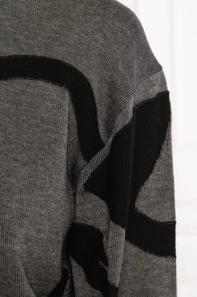 Пуловер | Comfort fit Kenzo сив