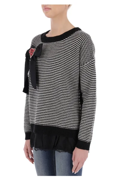 Пуловер | Regular Fit TWINSET черен
