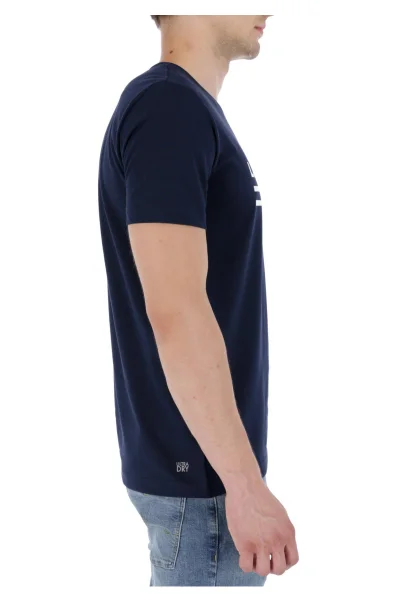 Тениска | Regular Fit | с добавка коприна Lacoste тъмносин
